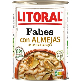 LITORAL beans with clams gluten-free tin 440 g