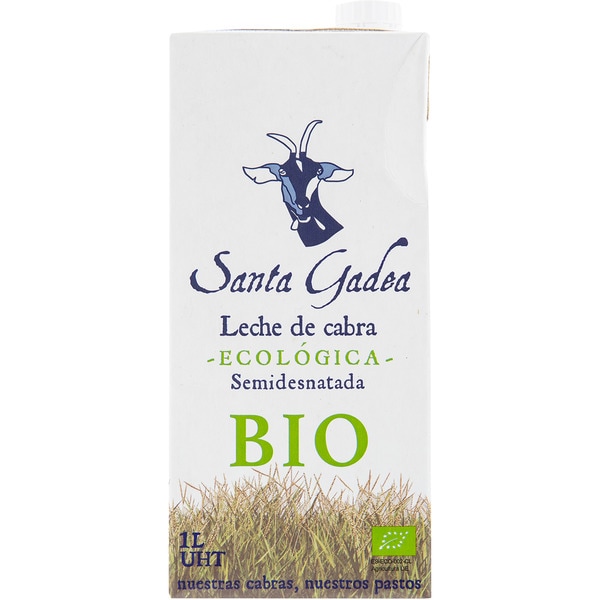 precios Santa Gadea Leche De Cabra Semidesnatada Ecológica Brik 1 L en Hipercor