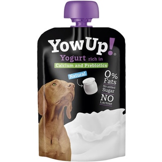 YOWUP snacks para perros yogur natural cremoso sin lactosa bolsa 115 g