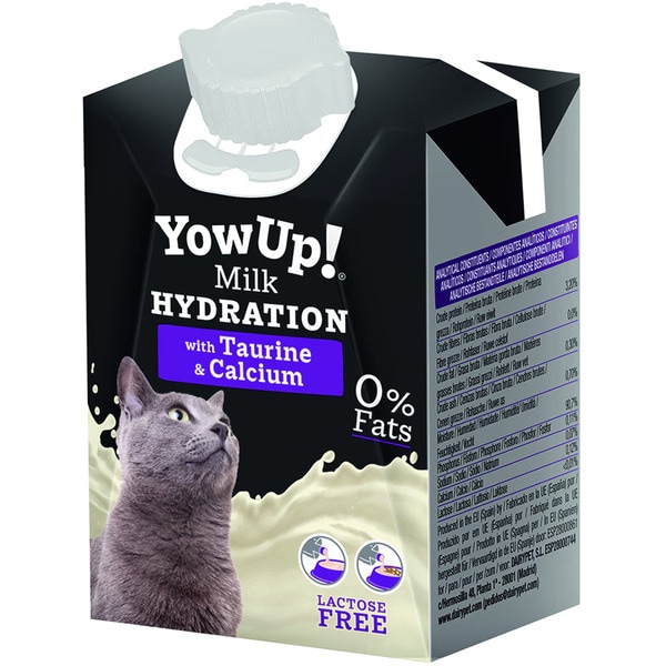 precios Yowup Leche Sin Lactosa Para Gatos Con Taurina Y Calcio Brik 200 Ml en Hipercor