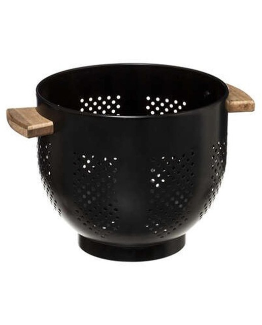 Colador metálico 20cm carbón