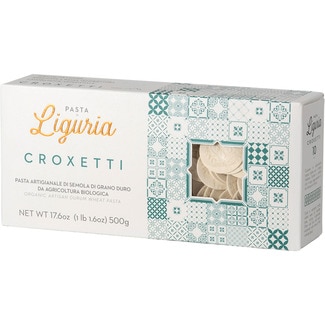 PASTA DI LIGURIA Organic artisan croxetti pasta case 500 g