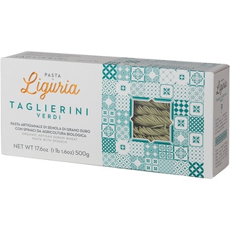PASTA DI LIGURIA Organic artisan taglierini pasta case 500 g