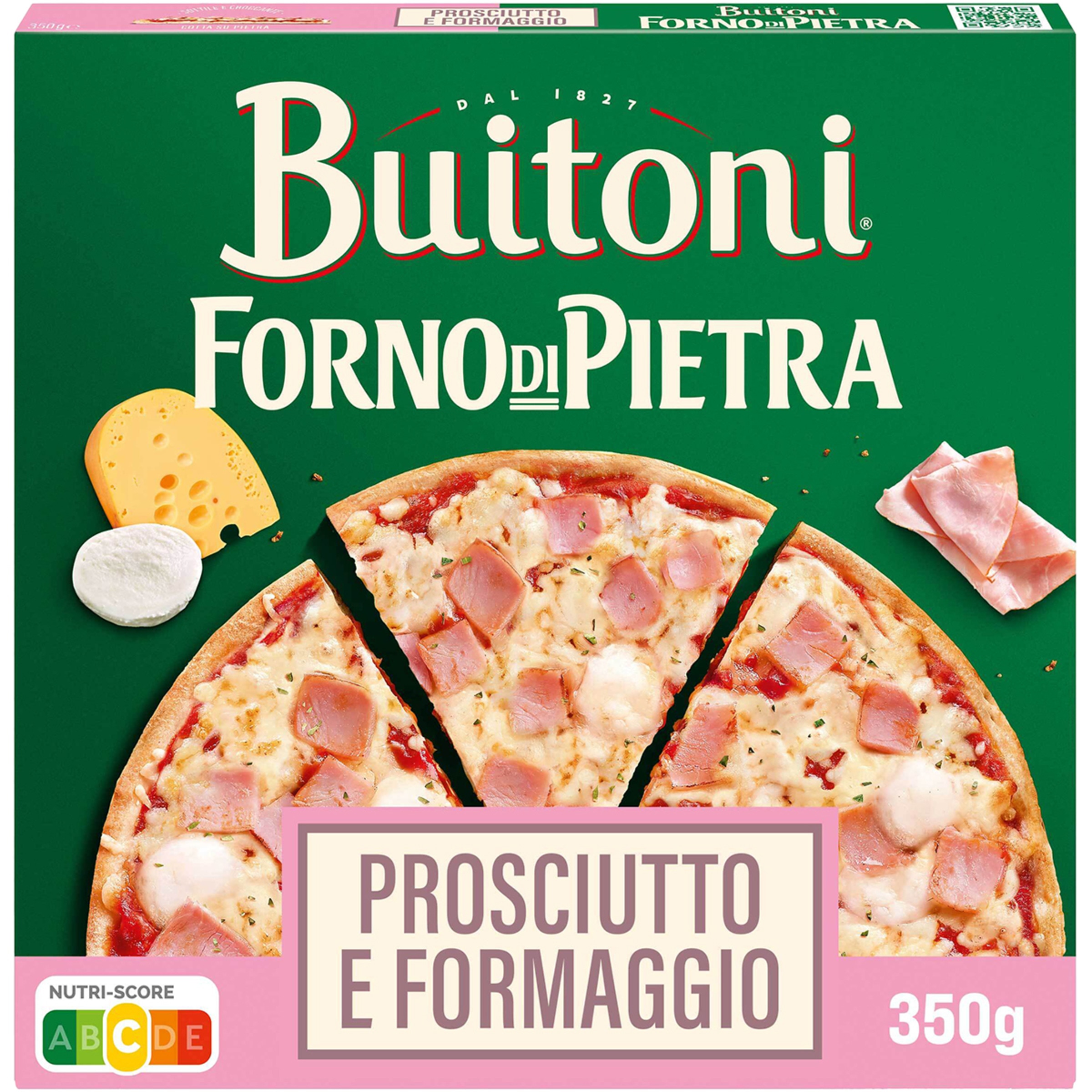 pizza de jamón y queso