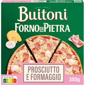 BUITONI FORNO DI PIETRA pizza de jamón y queso estuche 360 g