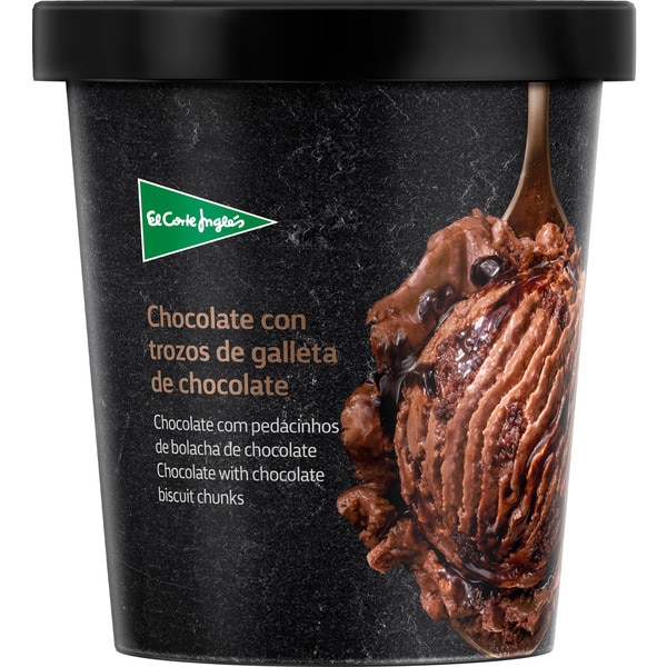 Schokoladeneis mit Schokokeks-Stückchen Becher 500 ml