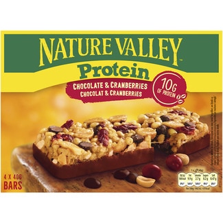 NATURE VALLEY barritas de proteínas con arandanos y chocolate case 160 g