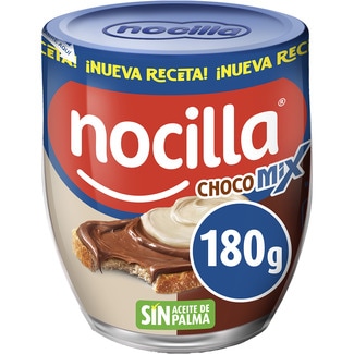 NOCILLA Chocomix crema de cacao, avellanas y leche sin gluten y sin aceite de palma vaso 180 g
