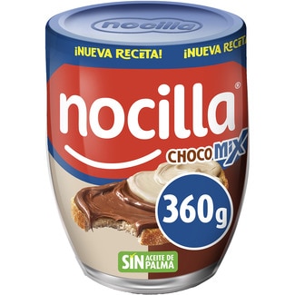 NOCILLA Chocomix crema de cacao, avellanas y leche sin gluten y sin aceite de palma vaso 360 g