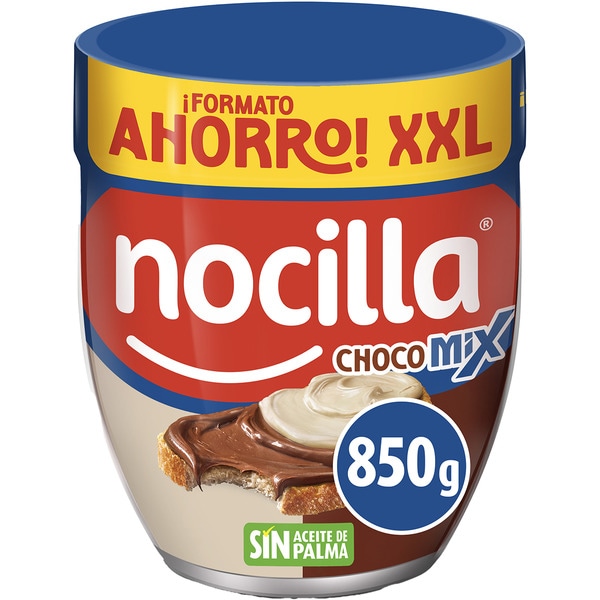 Chocomix crema de cacao, avellanas y leche sin aceite de palma sin gluten tarro 850 g