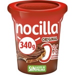 crema de cacao y avellanas original sin gluten 0% azúcares y sin aceite de palma tarrina 340 g