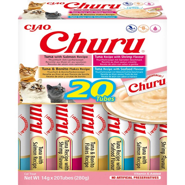 snack para gatos adultos variedades de marisco 20 envase 14 g