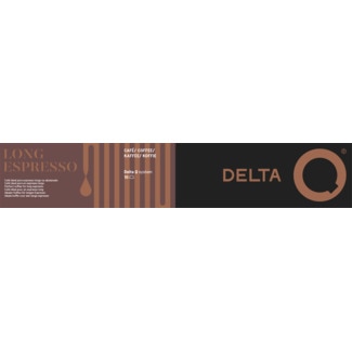Delta Q Cápsulas de Café Long Espresso embalagem 10 unidades