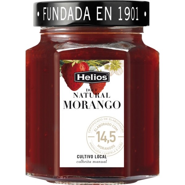 Doce de Fruta Natural Morango frasco 330 g