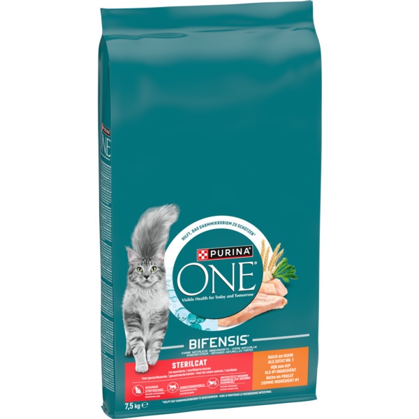 Alimento Seco para Gato Esterilizado sabor Frango embalagem 7,5 kg