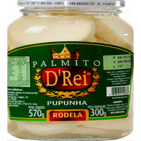 Palmito Rodelas frasco 570 g