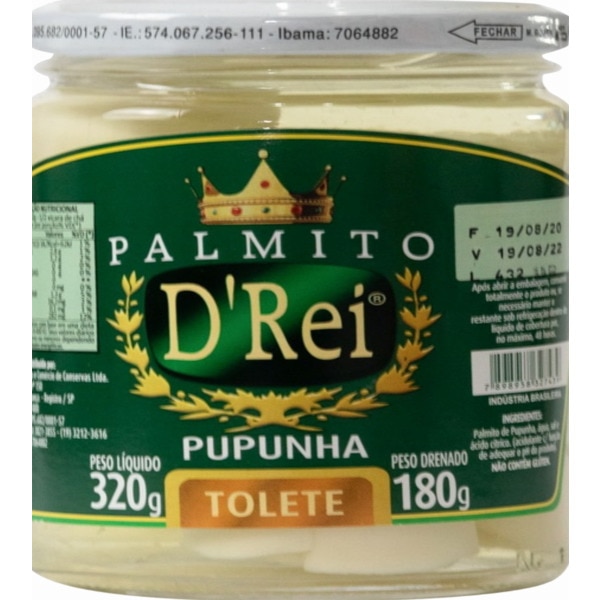 Palmito Palitos frasco 320 g