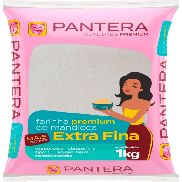 Farinha Fina de Mandioca embalagem 1 kg