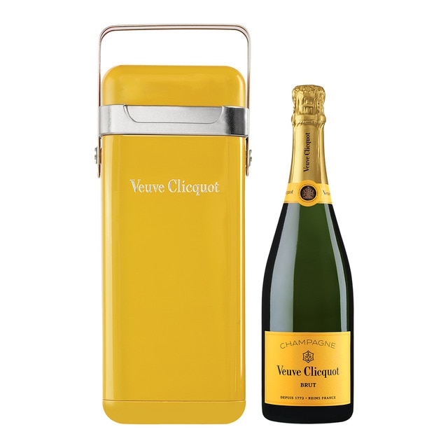 Estuche champagne Veuve Clicquot Fridge Yellow Label