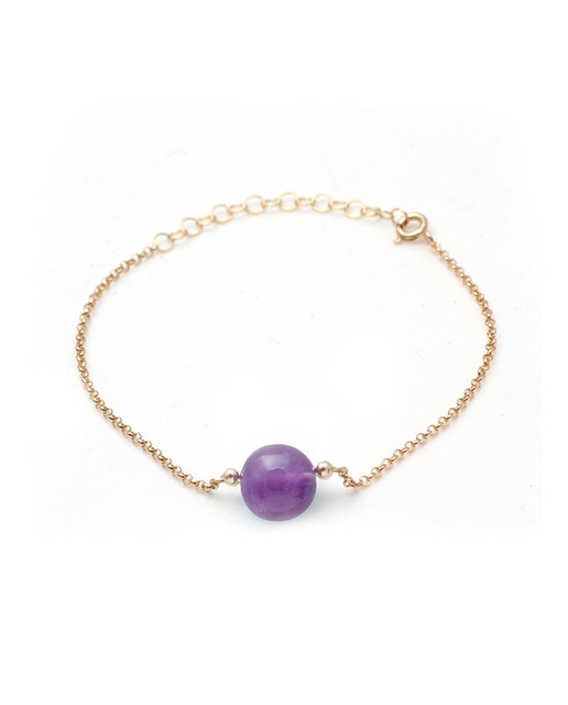Pulsera Oro Amatista