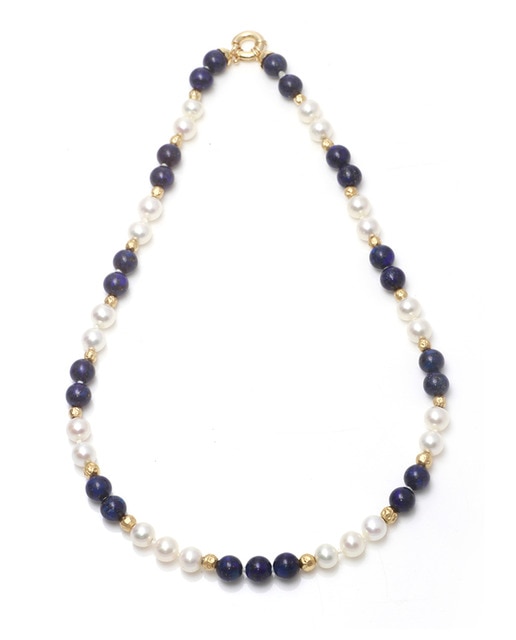 Collar Perlas Y Lapizlazuli