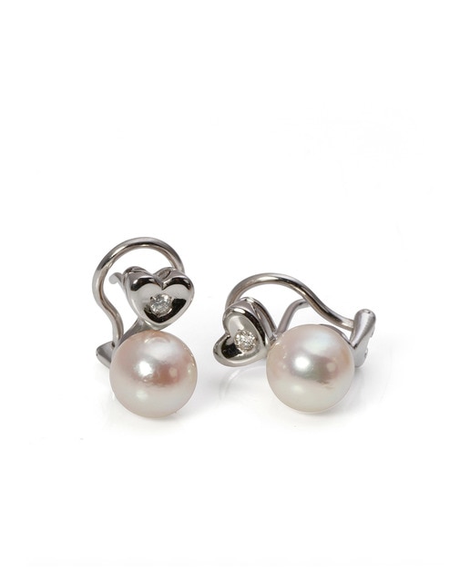 Pendiente Oro Diamante 0,05 Ct