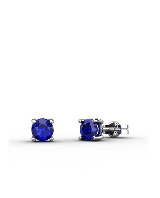 Pendientes Oro Zafiro