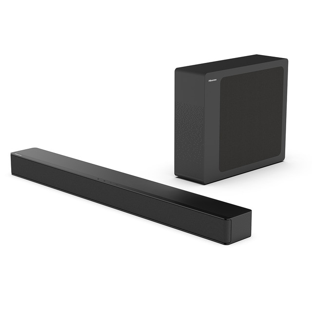 Barra de sonido Hisense HS2100 2.1 240W, Dolby Audio, subwoofer inalámbrico