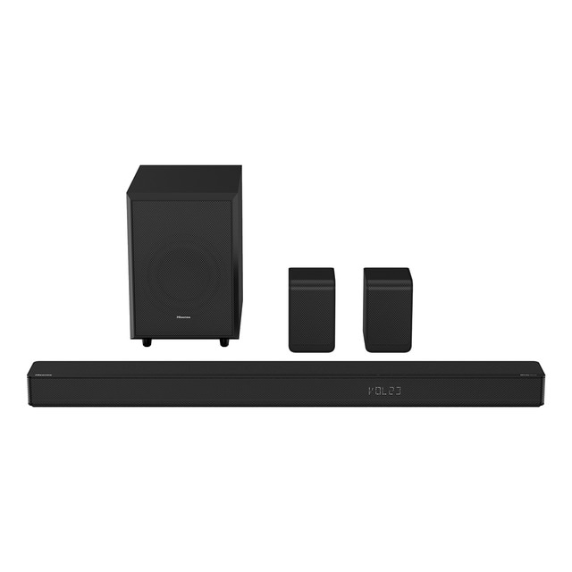 Barra de sonido Hisense AX5125H, 5.1.2 Dolby Atmos, con Subwoofer inalámbrico