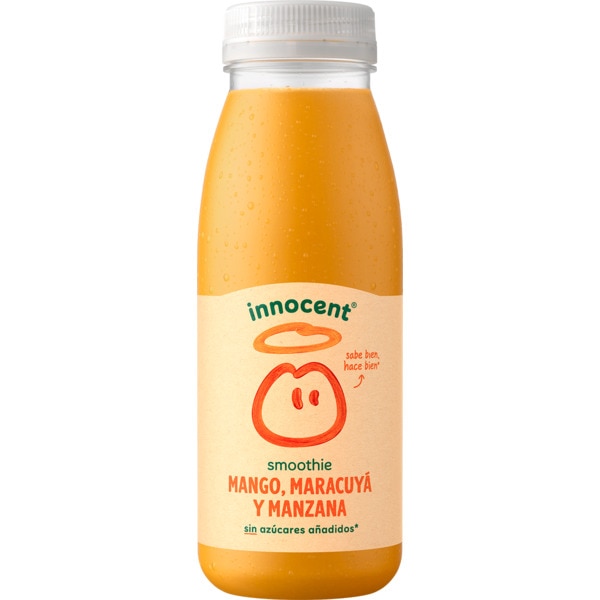 Smoothie de Manga, Maracujá e Maçã sem Açúcares Adicionados garrafa 250 ml