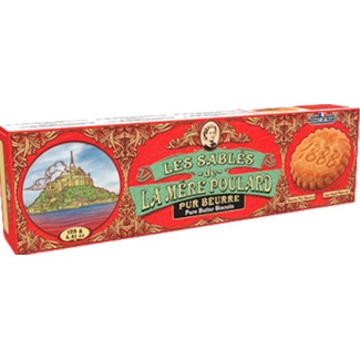 La Mére Poulard Bolachas de Manteiga Sablés embalagem 125 g