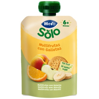 Hero Pouch Multifrutas com Bolacha embalagem 100 g