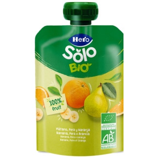 Hero Solo Saqueta de Banana, Pera e Laranja saqueta 100 g