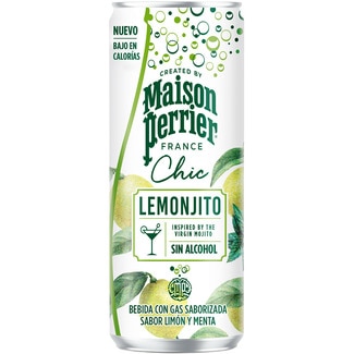 MAISON PERRIER refresco con gas sabor limón y menta Lemonjito lata 25 cl