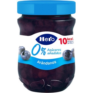 HERO confitura de arándanos 0% azúcares añadidos flask 280 g