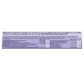 Chocolate con leche tableta 250 g - Milka