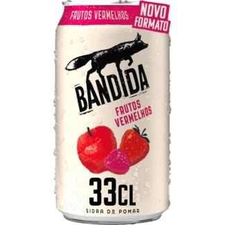 Bandida Sidra Frutos Vermelhos lata 33 cl