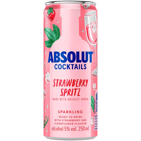 Spritz Vodka Strawberry lata 25 cl