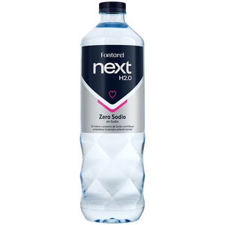 FONTAREL NEXT H2.0 agua mineral natural zero sodio botella 1 l