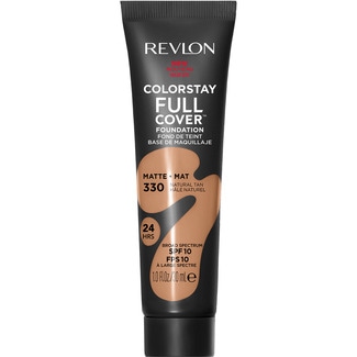 REVLON base de maquillaje permanente Colorstay Full Cover acabado mate SPF-10 tono 330 NaturalTan