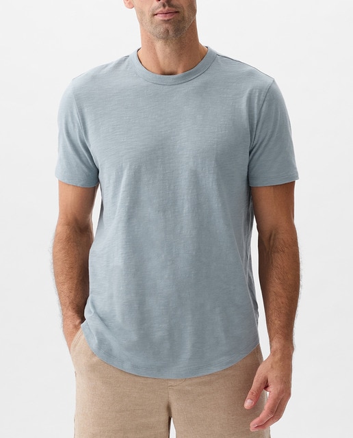 Camiseta de hombre lisa manga corta