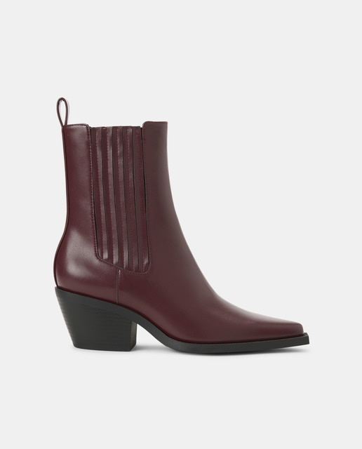 Botines chelsea de mujer con tacón