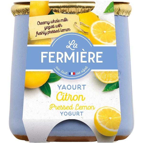 creamy lemon yogurt jar 140 g