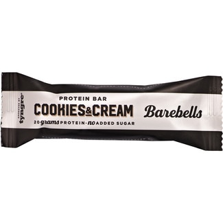 BAREBELLS Proteinriegel Cookies- und Cream-Geschmack ohne Zuckerzusatz Behälter 55 g