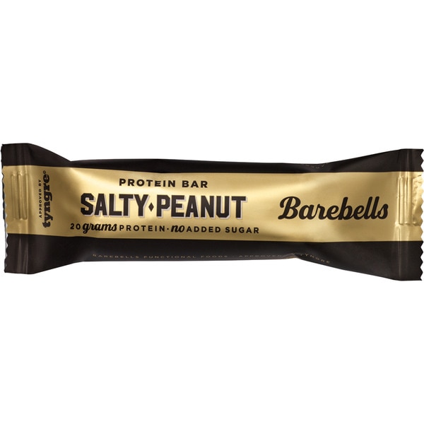 Protein bar salted peanut flavour with no added sugar container 55 g