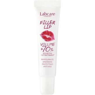 LABCARE Filler Lip volumen labios +70% bálsamo labial con tratamiento anti-edad tubo 10 ml aporta hidratación, suavidad y efecto volumen