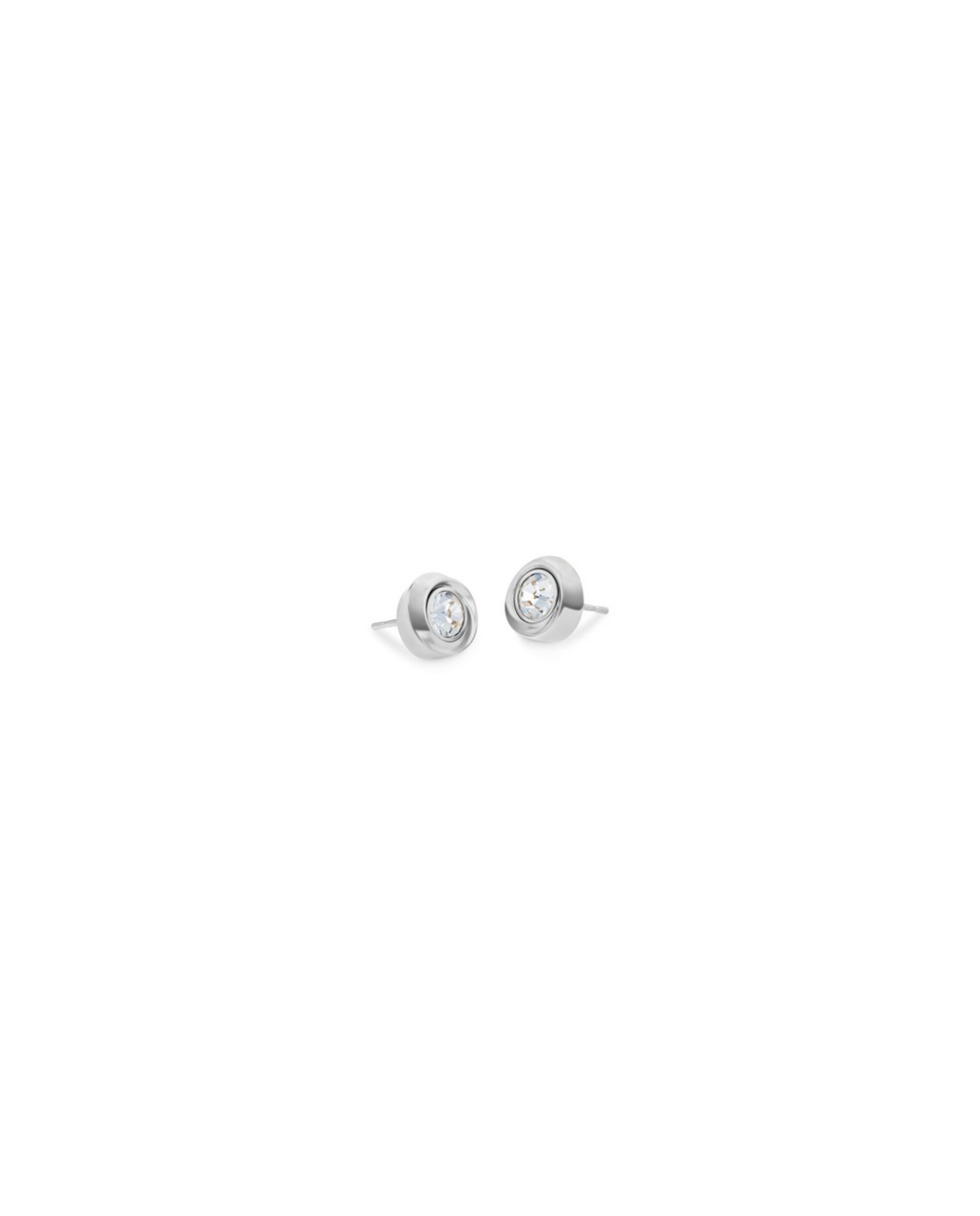 Brincos Twisted Bezel Solitaire 2