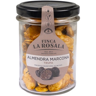 FINCA LA ROSALA toasted marcona almonds with truffle, gluten-free, lactose-free vegan jar 90 g