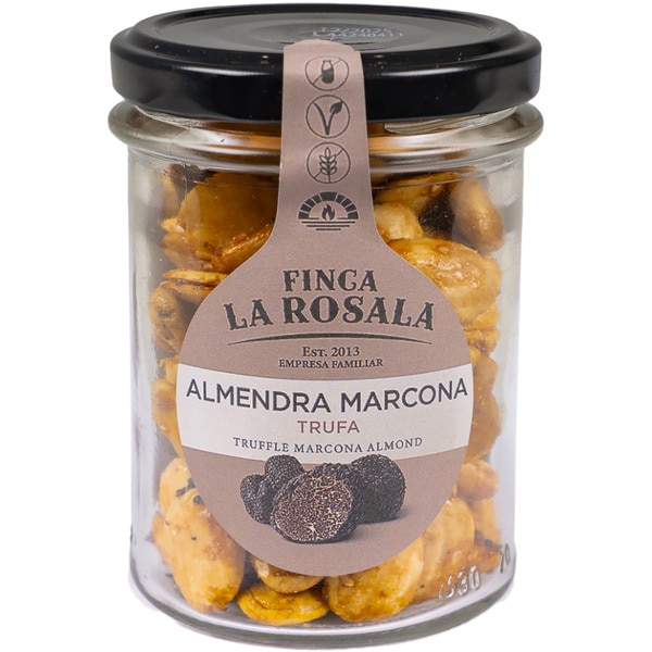 geröstete Marcona-Mandeln mit Trüffel glutenfrei, laktosefrei, vegan Schale 90 g