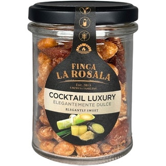 FINCA LA ROSALA cocktail Luxury tostado elegantemente dulce sin gluten, sin lactosa y vegano tarro 90 g